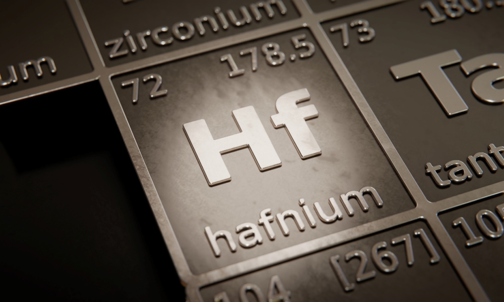 hafnium periodic element